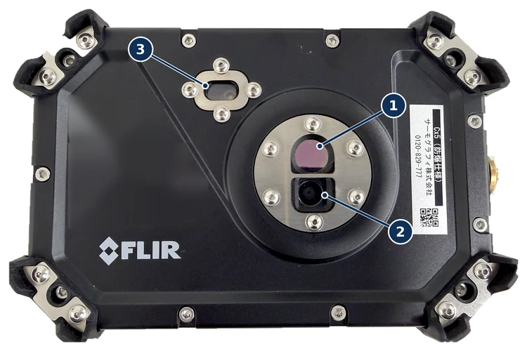 FLIR Cx5 前面の各部名称