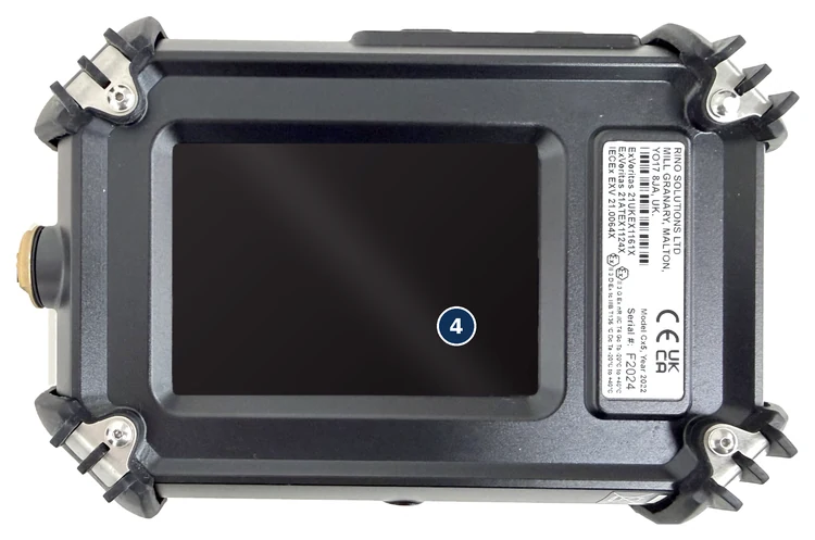 FLIR Cx5 背面の各部名称