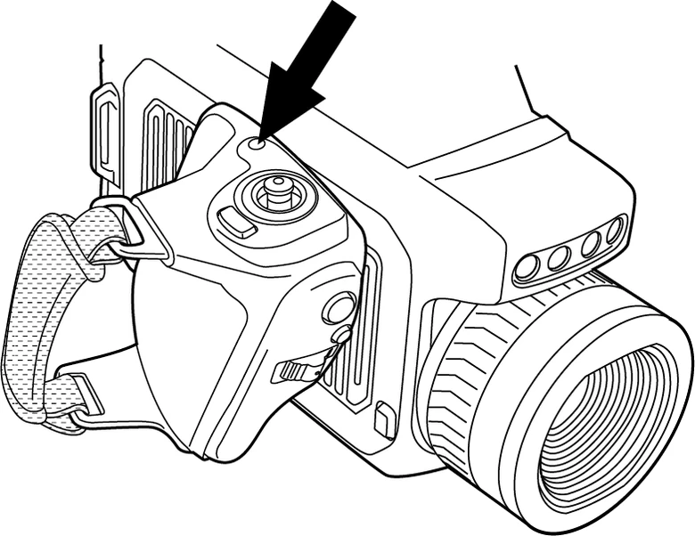 FLIR Gx320 オン／オフボタン