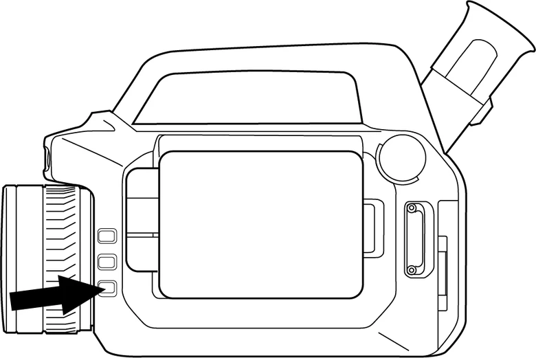 FLIR Gx320 温度範囲ボタン