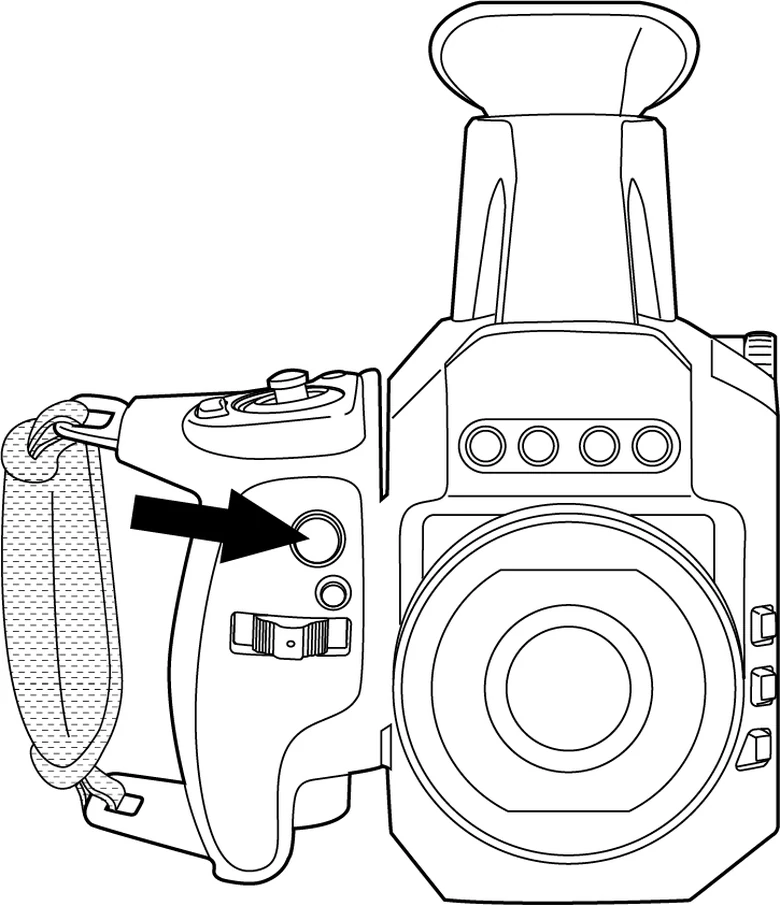 FLIR Gx320 録画ボタン