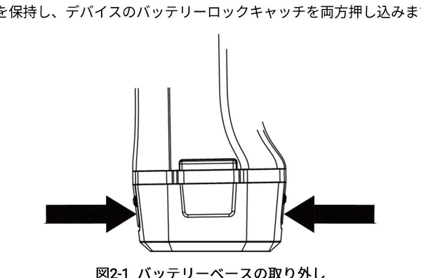 バッテリーベースの取り外し