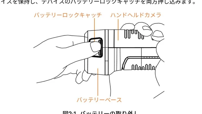 バッテリーベースの取り外し