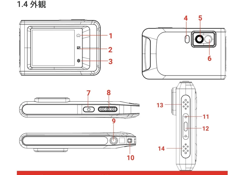 HIKMICRO Pocket2 各部名称