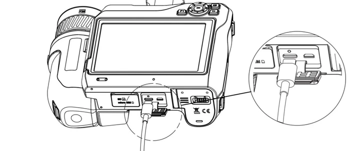HIKMICRO SP Type-Cケーブルでの充電